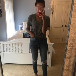 Light wash Jeans with Rips